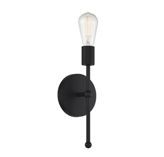 Meridian - M90005MBK - One Light Wall Sconce - Matte Black