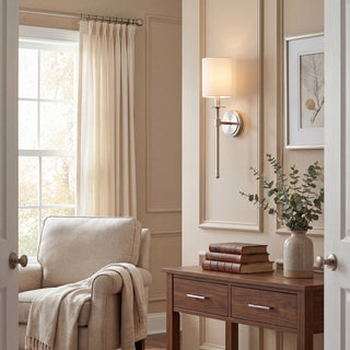 One Light Wall Sconce in Brushed Nickel