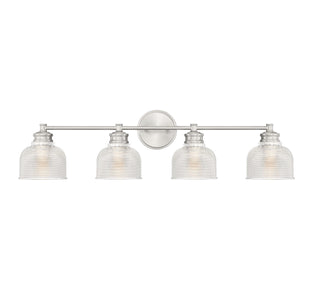 Meridian - M80036BN - Four Light Bathroom Vanity - Mbath - Brushed Nickel