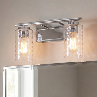 Mbath Two Light Bathroom Vanity in Chrome