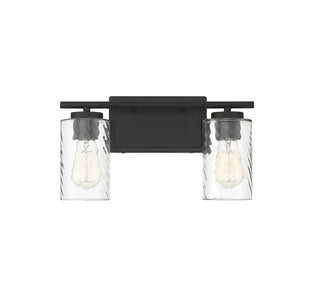 Meridian - M80037MBK - Two Light Bathroom Vanity - Mbath - Matte Black