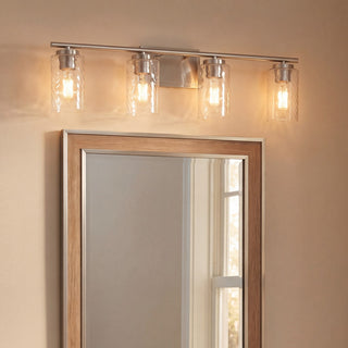 Mbath Four Light Bathroom Vanity in Brushed Nickel