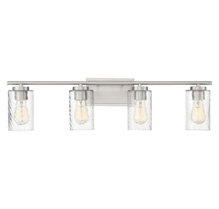 Meridian - M80039BN - Four Light Bathroom Vanity - Mbath - Brushed Nickel
