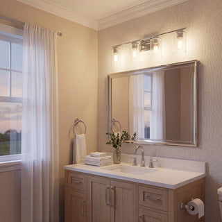 Mbath Four Light Bathroom Vanity in Chrome