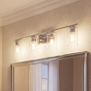 Mbath Four Light Bathroom Vanity in Chrome