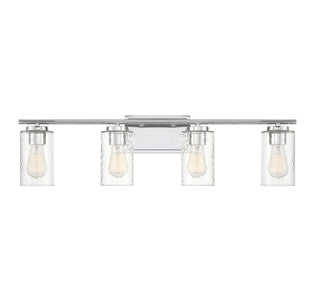 Meridian - M80039CH - Four Light Bathroom Vanity - Mbath - Chrome
