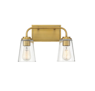 Meridian - M80043NB - Two Light Bathroom Vanity - Mbath - Natural Brass
