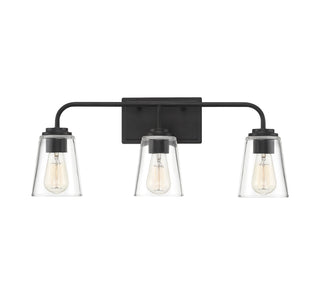 Meridian - M80044MBK - Three Light Bathroom Vanity - Mbath - Matte Black