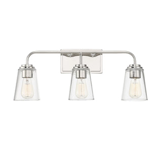 Meridian - M80044PN - Three Light Bathroom Vanity - Mbath - Polished Nickel