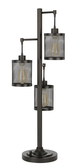 Cal Lighting - BO-2991DK - Three Light Table Lamp - Pacific - Dark Bronze