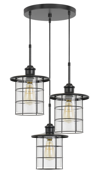Cal Lighting - FX-2668-3P - Three Light Pendant - Silverton - Dark Bronze
