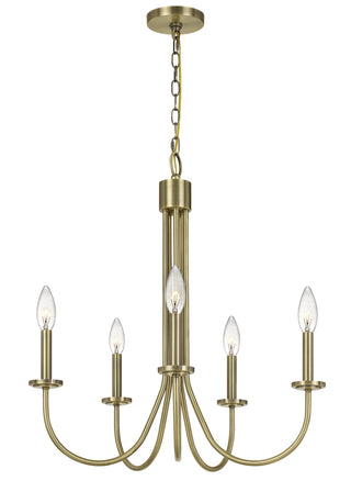 Cal Lighting - FX-3736-5 - Five Light Chandelier - Spiez - Antique Brass