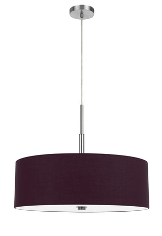 Cal Lighting - FX-3744-PUR - Four Light Pendant - Lonoke - Plum