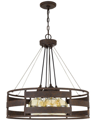Cal Lighting - FX-3747-4 - Four Light Chandelier - Rochefort - Rust