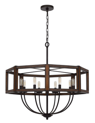 Cal Lighting - FX-3761-8 - Eight Light Chandelier - Renton - Oak