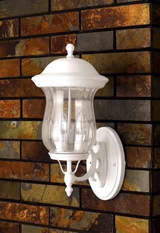 Cal Lighting - OL-135WU-WH - 120V,E27,2X40W,8 1/2X18 1/8X10 1/2S