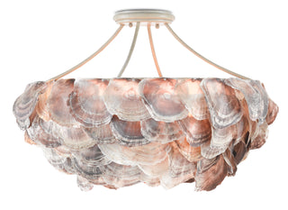 Currey and Company - 9000-0755 - Six Light Chandelier - Seahouse - Natural/Smokewood
