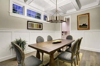 Stockholm LED Fan D'Lier in Silver Patina