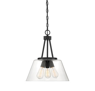 Savoy House - 7-1025-3-89 - Three Light Pendant - Calhoun - Matte Black