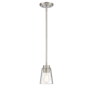 Savoy House - 7-1026-1-SN - One Light Mini-Pendant - Calhoun - Satin Nickel