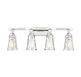 Savoy House - 8-560-4-11 - Four Light Bath Bar - Albany - Polished Chrome
