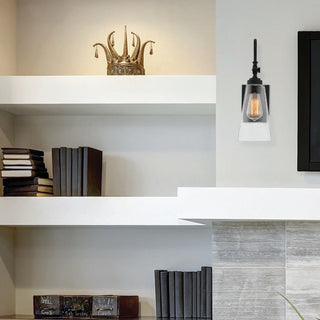 York One Light Wall Sconce in Matte Black