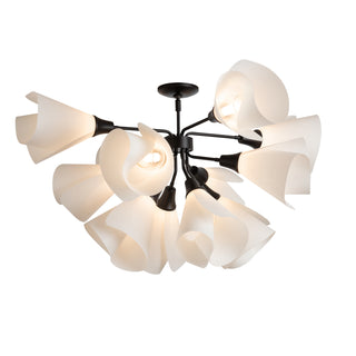 Hubbardton Forge - 124362-SKT-10-SH1987 - Mobius 12-Light Semi-Flush - Mobius - Black
