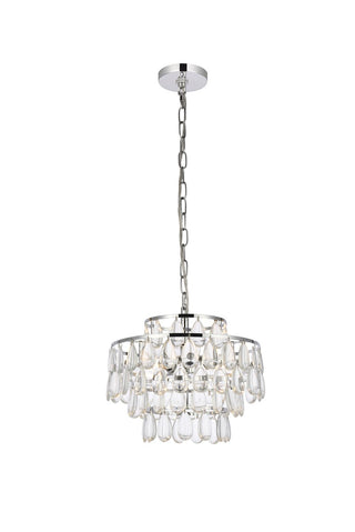 Elegant Lighting - 1102D14C - Three Light Pendant - Mila - chrome
