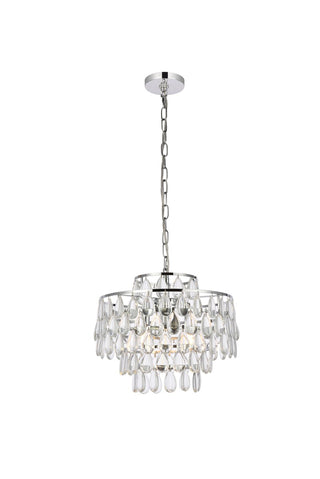Elegant Lighting - 1102D16C - Three Light Pendant - Mila - chrome