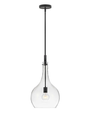 Hinkley - 4457BK-CL - LED Pendant - Ziggy - Black