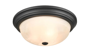 Millennium - 4605-MB - Three Light Flushmount - Whitton - Matte Black