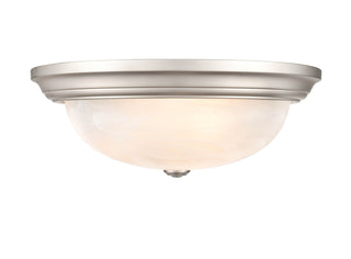 Millennium - 4605-SN - Three Light Flushmount - Whitton - Satin Nickel