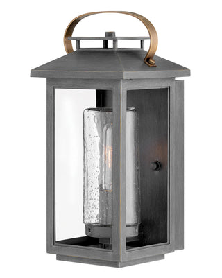 Atwater Medium Wall Mount Lantern in Ash Bronze