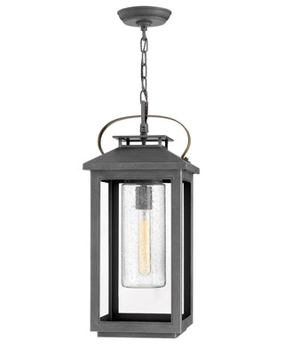 Atwater Large Hanging Lantern in Ash Bronze