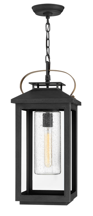 Atwater Large Hanging Lantern in Black