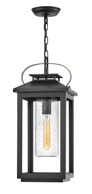 Atwater Large Hanging Lantern 12v in Black
