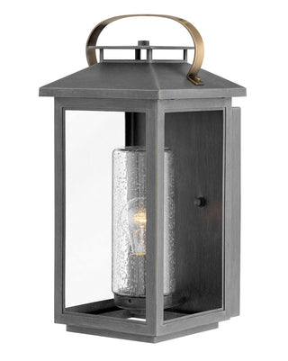 Atwater Medium Wall Mount Lantern in Ash Bronze