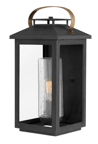 Atwater Medium Wall Mount Lantern in Black