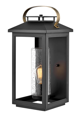 Atwater Medium Wall Mount Lantern in Black