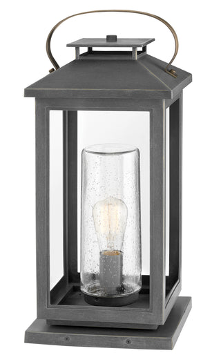 Atwater Large Pier Mount Lantern in Ash Bronze