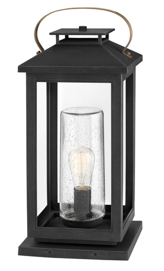 Atwater Large Pier Mount Lantern in Black