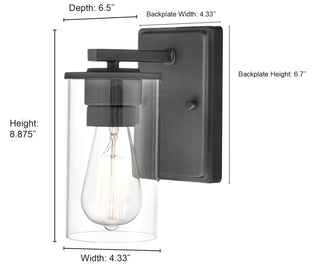 Verlana 1-Light Wall Sconce Chrome