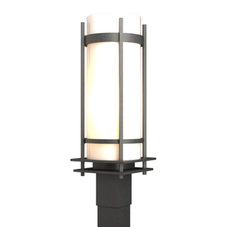 Banded Banded Outdoor Post Light in Coastal Natural Iron