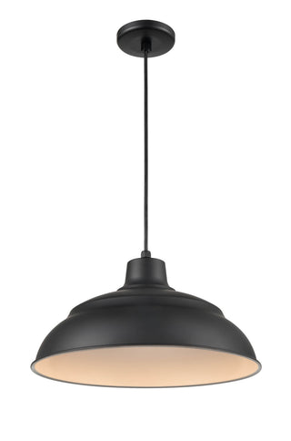 Millennium - LEDRWHC17-SB - LED Warehouse/Cord Hung - R Series - Satin Black