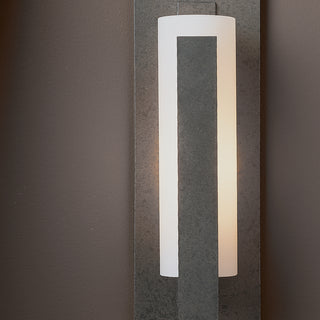 Vertical Bar Forged Vertical Bar Sconce - Steel Backplate in Natural Iron