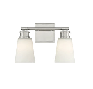 Meridian - M80054BN - Two Light Bathroom Vanity - Brushed Nickel