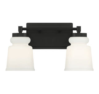 Meridian - M80057MBK - Two Light Bathroom Vanity - Matte Black