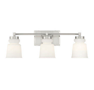 Meridian - M80058BN - Three Light Bathroom Vanity - Brushed Nickel