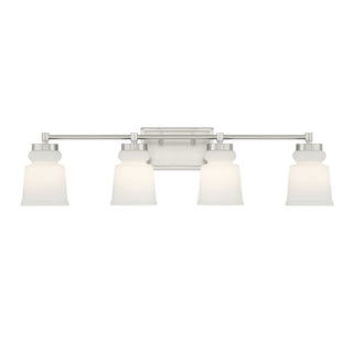 Meridian - M80059BN - Four Light Bathroom Vanity - Brushed Nickel