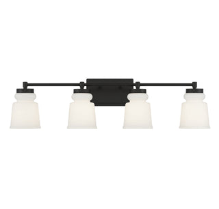 Meridian - M80059MBK - Four Light Bathroom Vanity - Matte Black